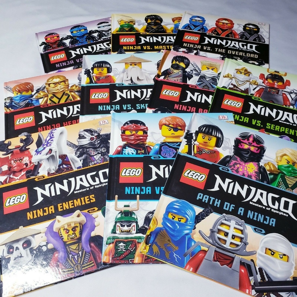 Lego Ninjago Masters of Spinjitzu 10 Book Lot